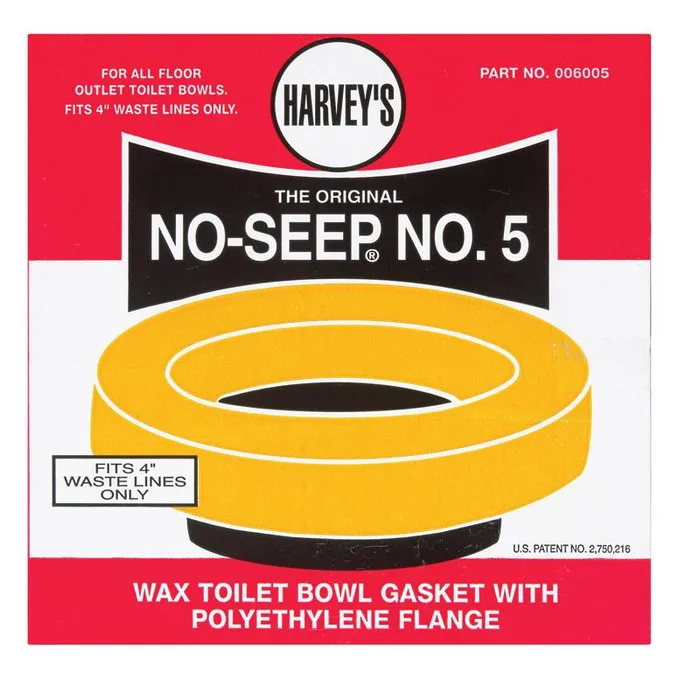 Harvey's Toilet Bowl Gasket with Wax & Flange Polyethylene (Pack of 24)