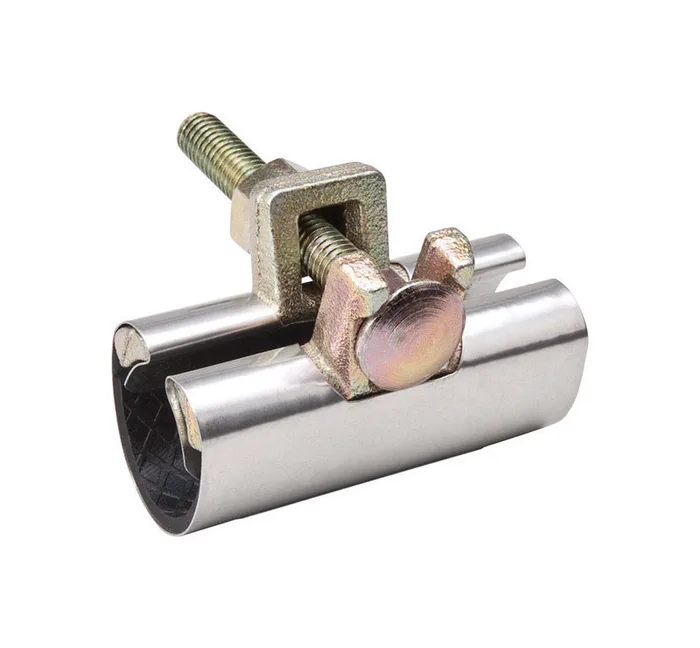 B&K 3/4 in. Galvanized 430 Stainless Steel Pipe Repair Clamp (Pack of 6)