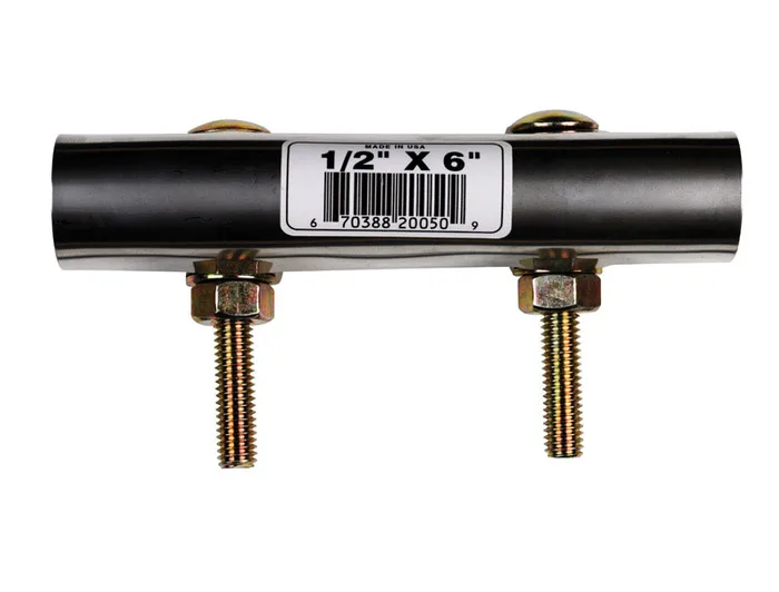 BK Products Galvanized Stainless Steel Pipe Repair Clamp