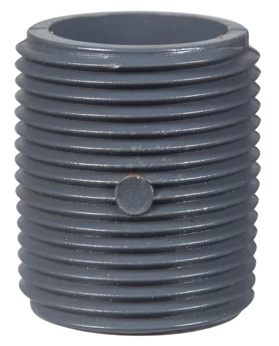 B&K Schedule 80 1 in. MIP X 1 in. D MIP PVC Close Nipple 1 pk