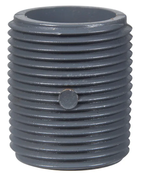 B&K Schedule 80 1-1/2 in. MIP X 1-1/2 in. D MIP PVC Close Nipple 1 pk