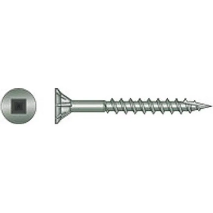 Simpson Strong-Tie No. 9 X 1-5/8 in. L Square Galvanized Coarse Cement Board Screws 1500 pk