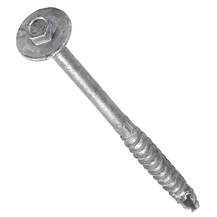 Simpson Strong-Tie Strong-Drive No. 2 Sizes X 6 in. L Star Hex Washer Head Serrated Structural Screw
