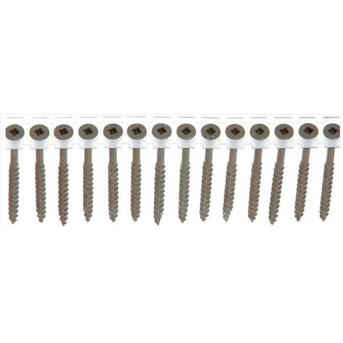 Senco DuraSpin No. 8 Sizes X 2-1/2 in. L Square Square Head Deck Screws 800 pk