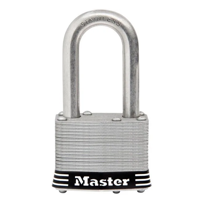 Master Lock 3.18 in. H X 1-3/4 in. W Stainless Steel 4-Pin Tumbler Marine Padlock