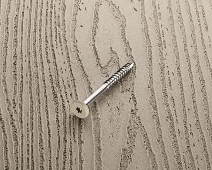 Starborn Deckfast No. 9 X 1-7/8 in. L Tan-Gray Star Pan Head Fascia Screws 100 pk