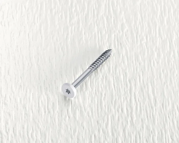 Starborn Deckfast No. 9 X 1-7/8 in. L White Star Pan Head Fascia Screws 100 pk