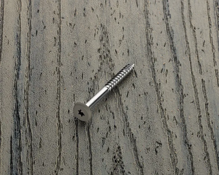 Starborn Deckfast No. 9 X 1-7/8 in. L Dark Gray Star Pan Head Fascia Screws 100 pk