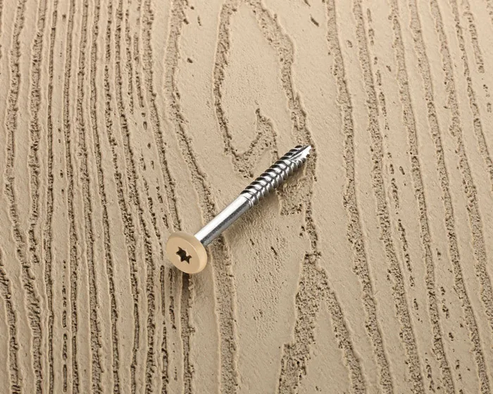 Starborn Deckfast No. 9 X 1-7/8 in. L Sand Star Pan Head Fascia Screws 100 pk