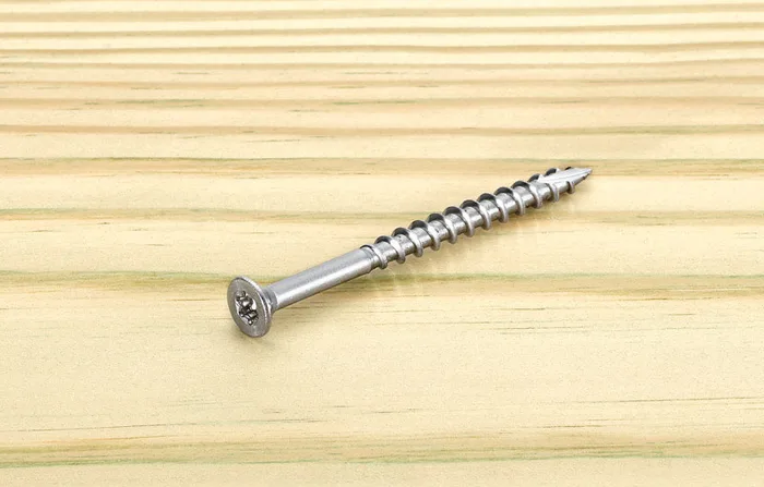 Starborn Deckfast No. 10 X 2-1/2 in. L Silver Star Flat Head Deck Screws 75 pk
