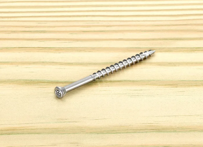 Starborn Deckfast No. 8 X 3 in. L Silver Star Trim Head Deck Screws 250 pk