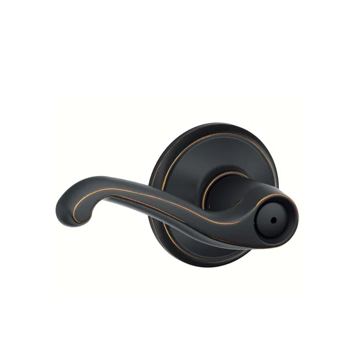 Schlage Traditional Aged Bronze Privacy Lever