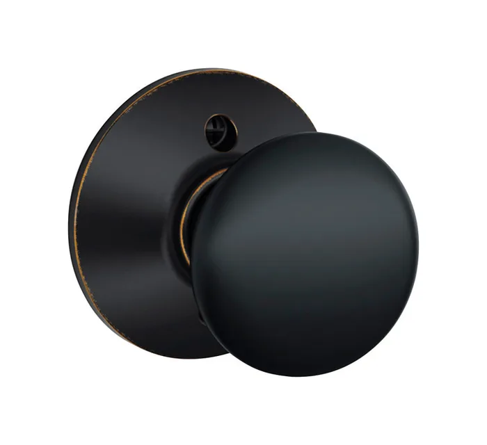 Schlage Plymouth Aged Bronze Dummy Knob