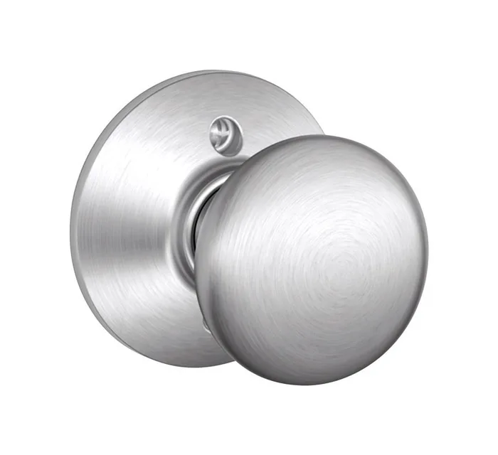 Schlage Plymouth Satin Chrome Dummy Knob
