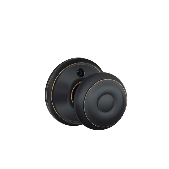 Schlage Georgian Aged Bronze Dummy Knob