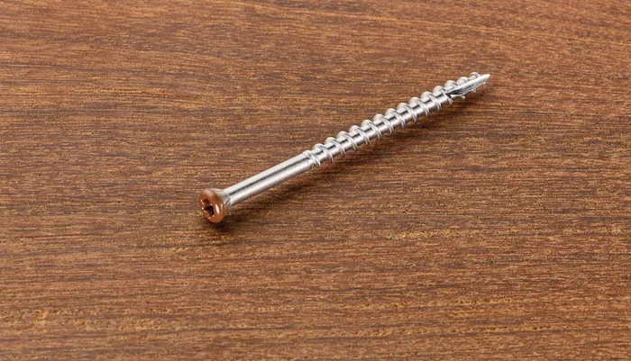 Starborn Headcote No. 8 X 2-1/2 in. L Brown Star Trim Head Deck Screws 1750 pk