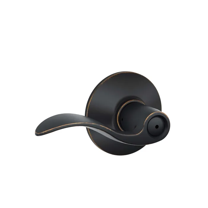 Schlage Accent Aged Bronze Privacy Lever