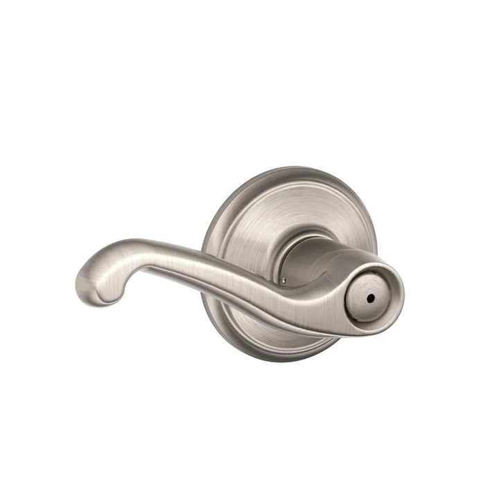 Schlage Flair Satin Nickel Privacy Lever