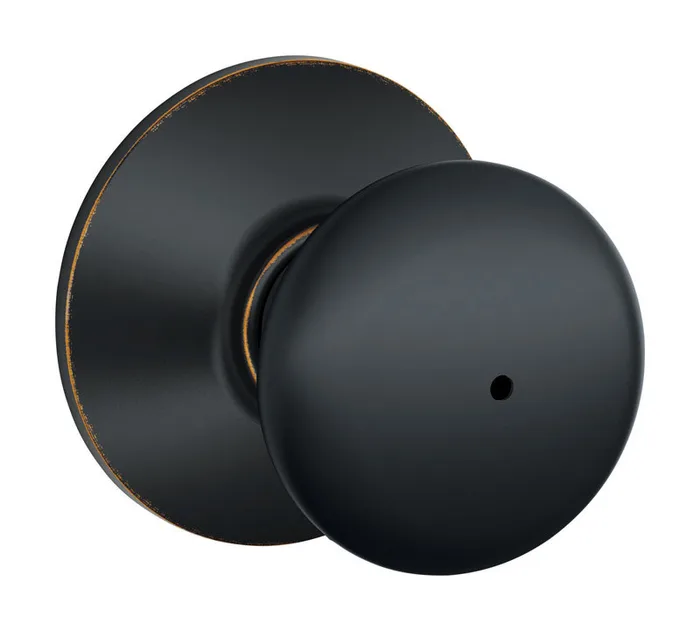 Schlage Plymouth Aged Bronze Privacy Knob