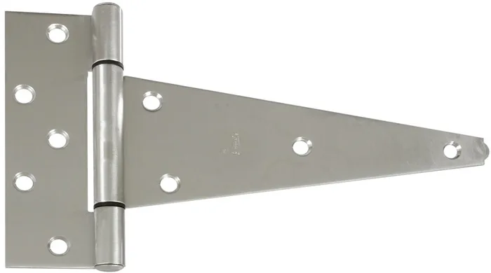 National Hardware 10 in. W X 10 in. L Stainless Steel Stainless Steel Heavy Duty T Hinge 1 pk