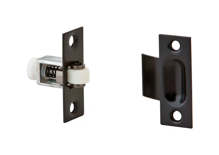 Ives 0.9 in. H X 1.8 in. W X 2.2 in. D Oil Rubbed Bronze Brass Roller Catch