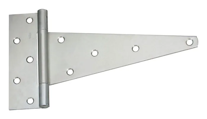 National Hardware 12 in. W X 12 in. L Zinc Plated Steel Heavy Duty T Hinge 1 pk