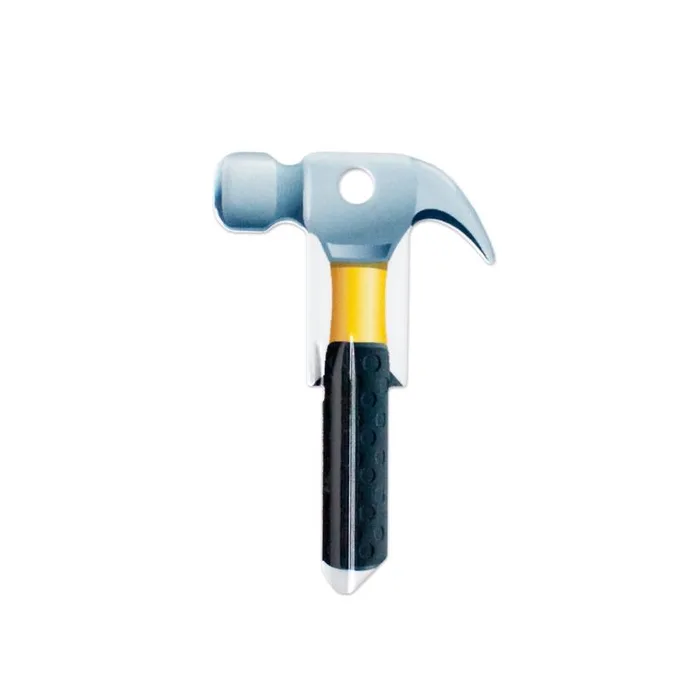 Lucky Line Hammer House Key Blank Single For Schlage Multicolored (Pack of 5)
