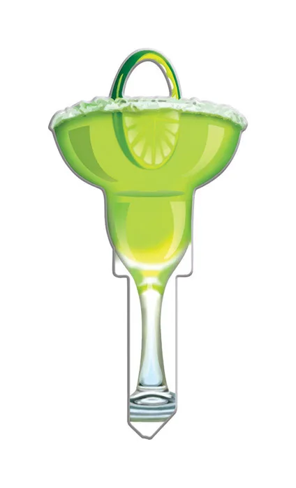 Lucky Line Margarita House Key Blank Double For Kwikset KW1/11 Multicolored (Pack of 5)