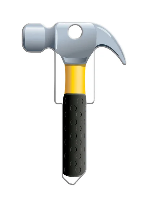 Lucky Line Hammer House Key Blank Single For Kwikset KW1/11 (Pack of 5)