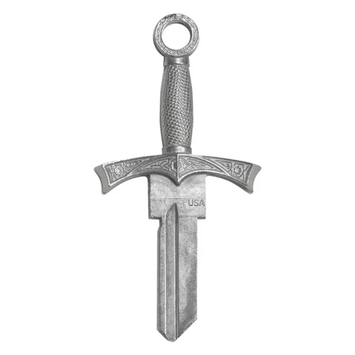 Lucky Line Sword House Key Blank Double For KW1 Silver (Pack of 5)