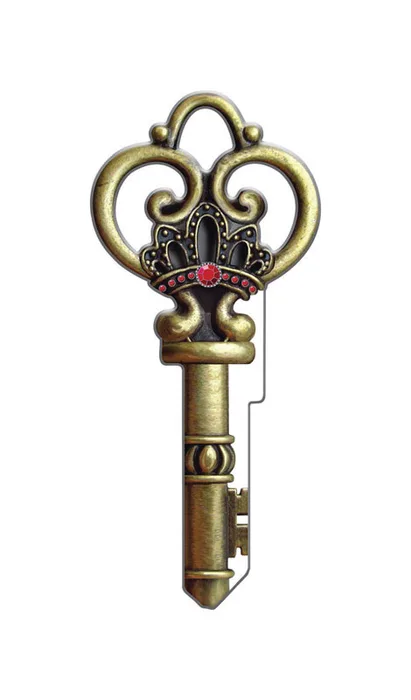 Lucky Line Skeleton House Key Blank Double For Kwikset KW1/11 Multicolored (Pack of 5)