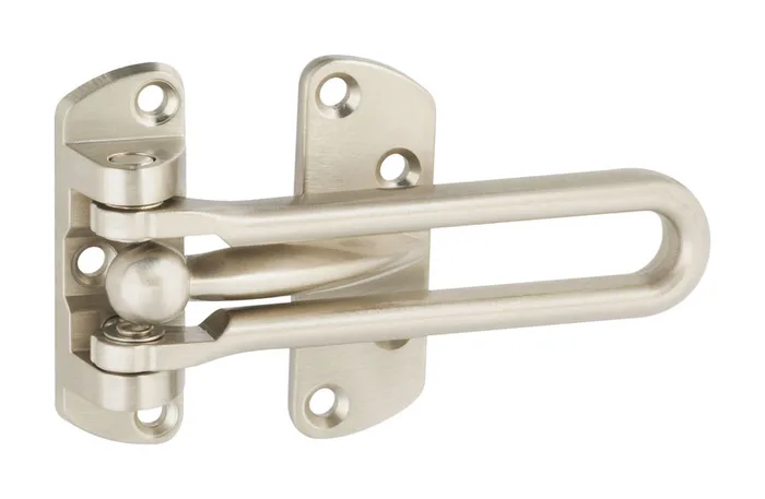 National Hardware 1.75 in. H X 6 in. L Satin Nickel Silver Zinc Die Cast Door Security Guard