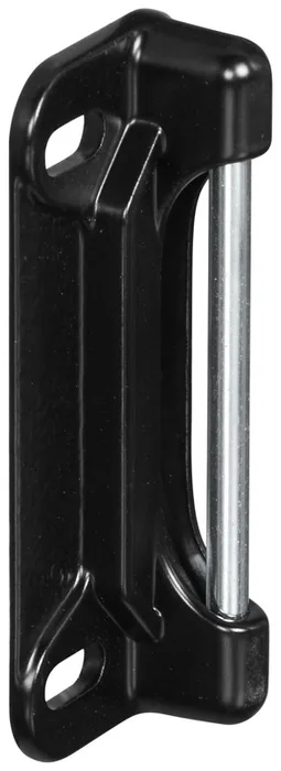 National Hardware 1 in. H X 2.5 in. L Black Steel Deadbolt Strike