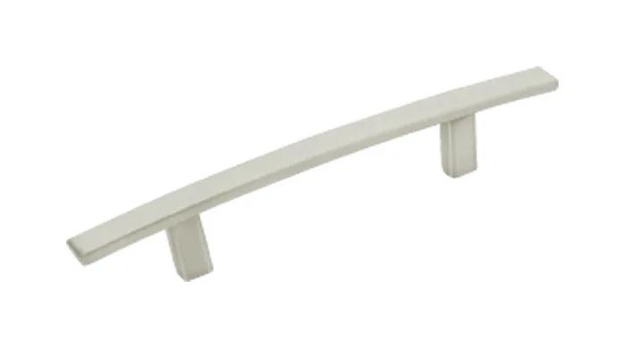 Amerock Cyprus Contemporary Arch Cabinet Pull 3-3/4 in. Satin Nickel Silver 1 pk