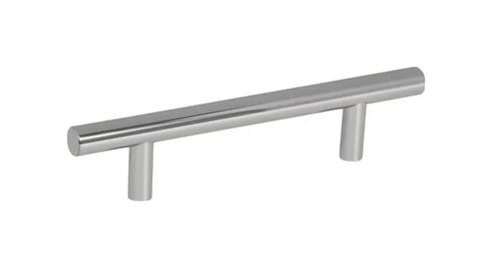Amerock Contemporary Bar Bar Pull 3-3/4 in. Polished Nickel Silver 1 pk