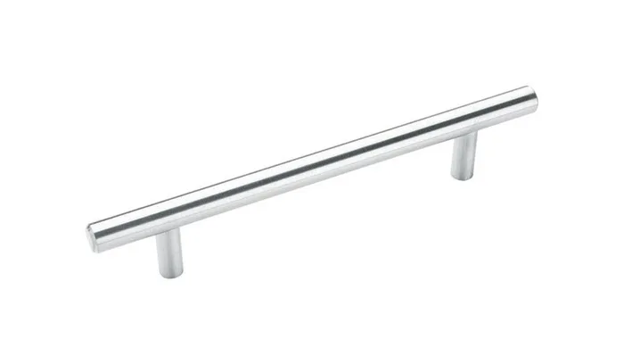 Amerock Contemporary Bar Cabinet Pull 5-1/16 in. Stainless Steel Silver 1 pk