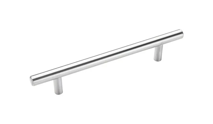 Amerock Contemporary Bar Cabinet Pull 5-1/16 in. Sterling Nickel Silver 1 pk