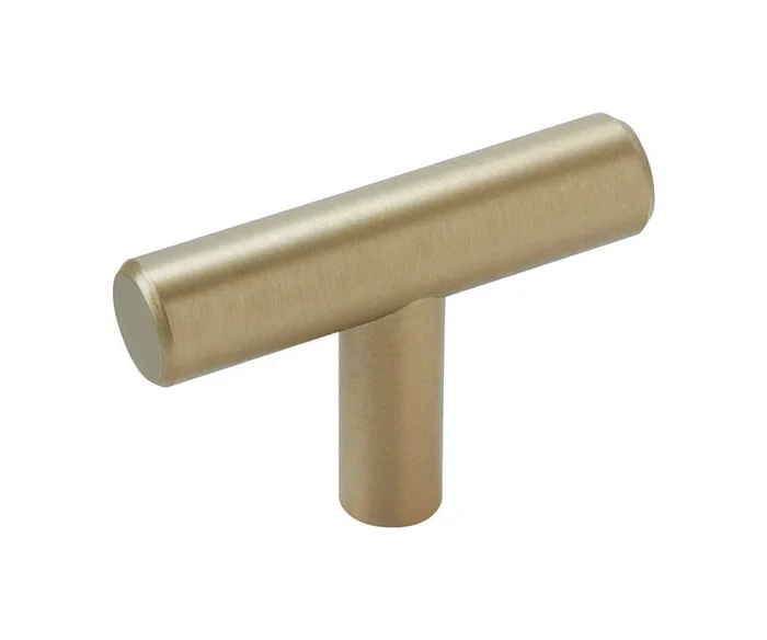 Amerock Contemporary Bar Cabinet Pull Champagne Gold 1 pk