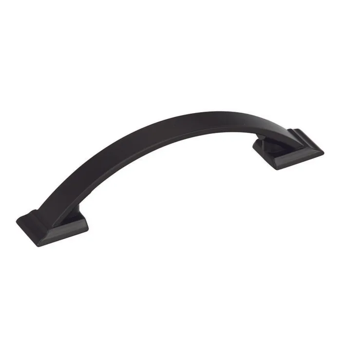 Amerock Candler Transitional Arch Cabinet Pull 3-3/4 in. Black Bronze Black 1 pk