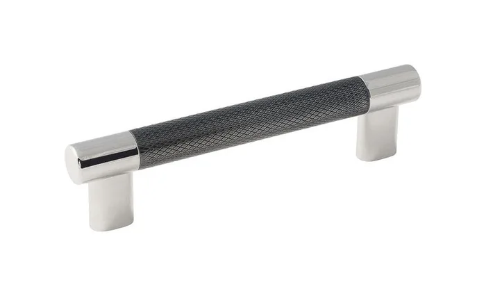 Amerock Esquire Collection Contemporary Bar Cabinet Pull 5-1/16 in. Polished Nickel Gray 1 pk