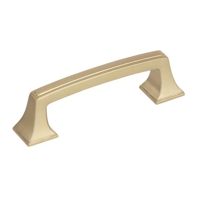 Amerock Traditional Arch Cabinet Pull 3 in. Golden Champagne Gold 1 pk