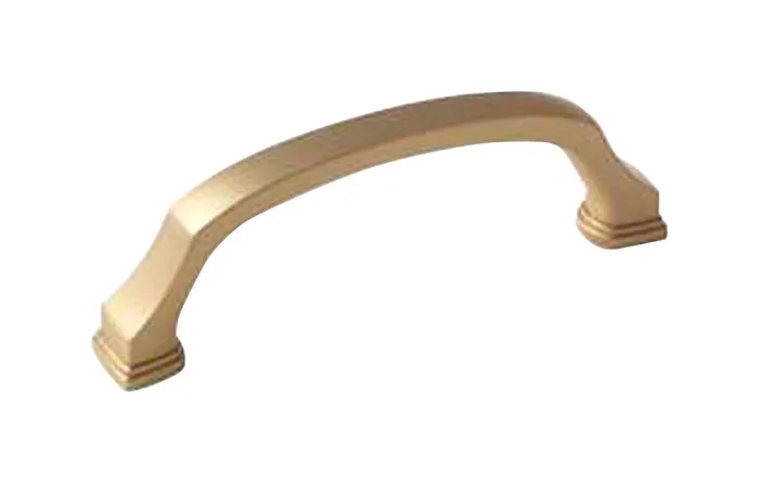 Amerock Traditional Arch Cabinet Pull 3-3/4 in. Golden Champagne Gold 1 pk