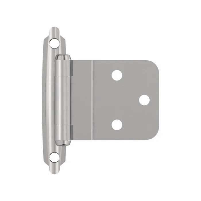 Amerock 2.75 in. L Polished Chrome Cabinet Hinge 2 pk