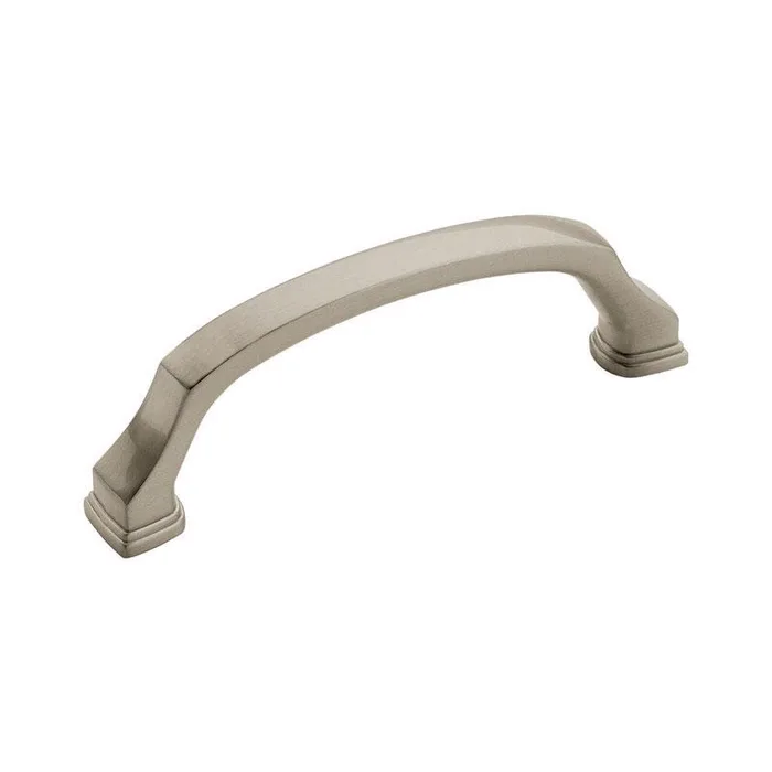 Amerock Traditional Arch Cabinet Pull 3-3/4 in. Satin Nickel Silver 1 pk