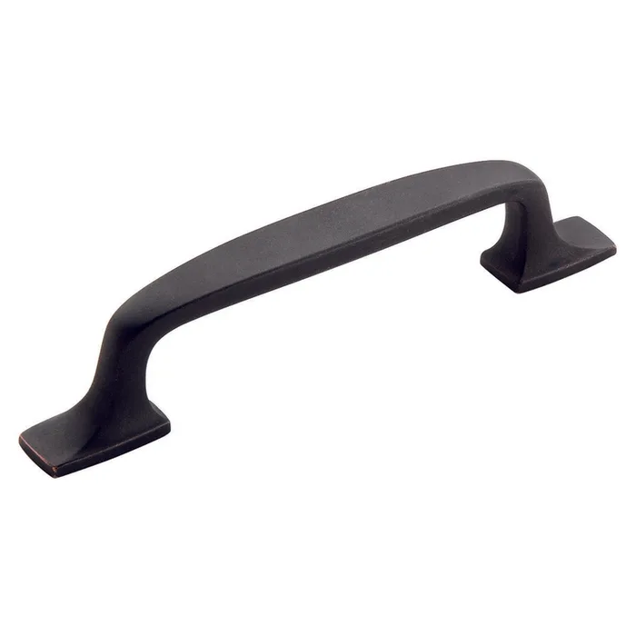 Amerock Highland Ridge Collection Transitional Arch Cabinet Pull 3-3/4 in. Dark Oiled Bronze Brown 1