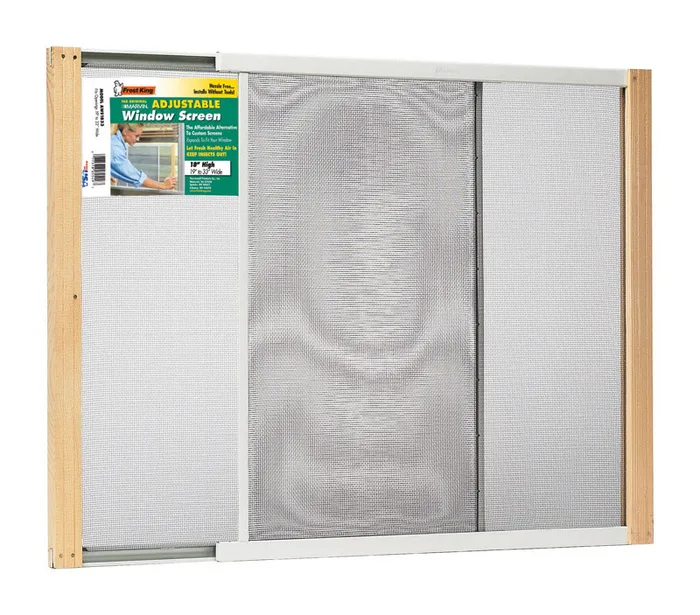 Frost King WB Marvin 19 33 in. W in. Steel Adjustable Window Screen (Pack of 12)