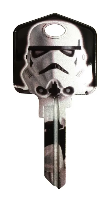 HILLMAN Star Wars Stormtrooper House/Padlock Universal Key Blank Single (Pack of 5)