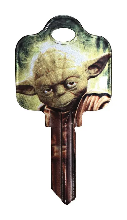 HILLMAN Star Wars Yoda House/Padlock Universal Key Blank Single (Pack of 5)