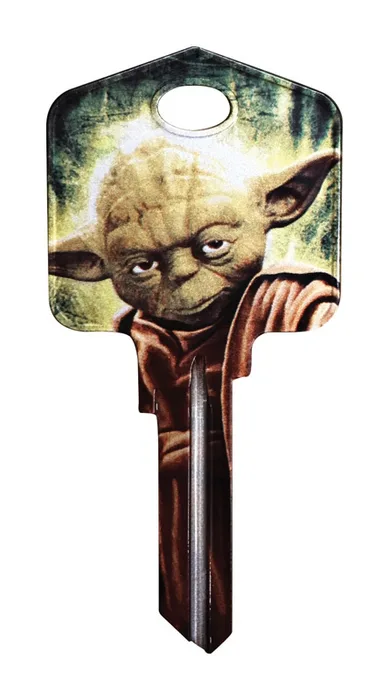 HILLMAN Star Wars Yoda House/Padlock Universal Key Blank Single (Pack of 5)
