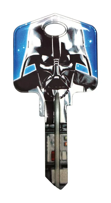 Hillman Star Wars Darth Vader House/Padlock Universal Key Blank Single (Pack of 5)